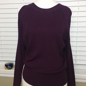Topshop Cold Shoulder Sweater